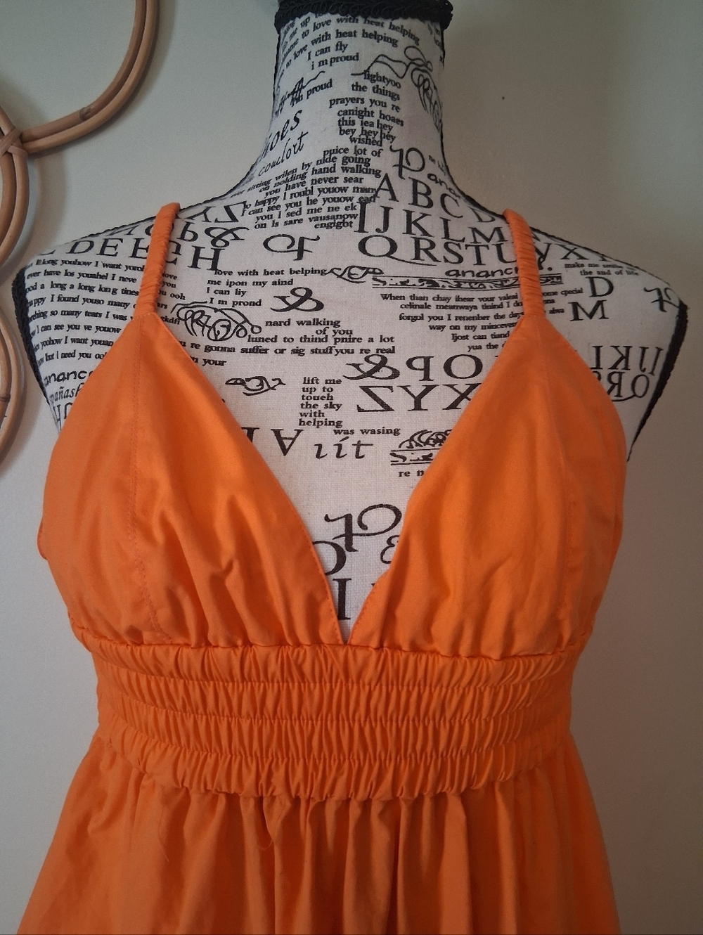 ALC Women's Rhodes Orange Dress Size 4 - Picture 5 of 13